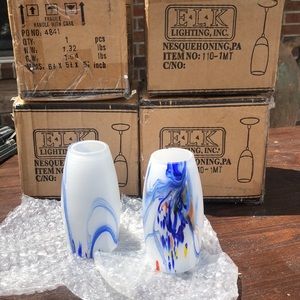 Elk Lighting pendant lights. New! only out of box to show color variation.